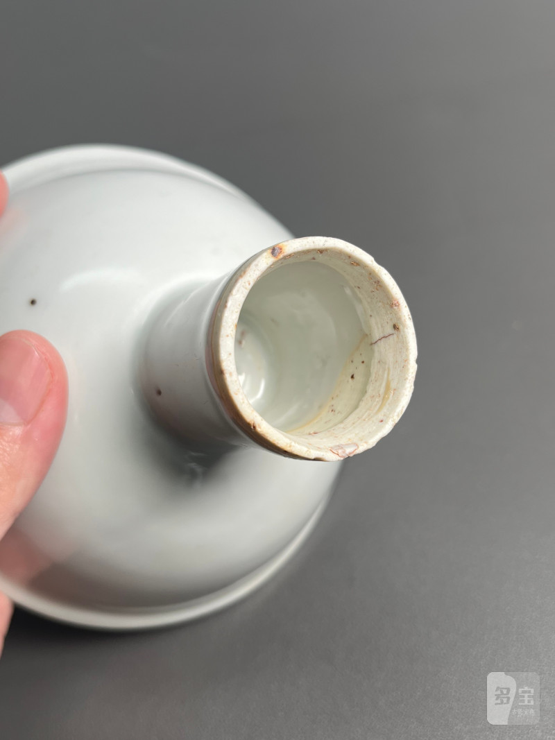 明永乐  甜白釉高足杯 - 图15